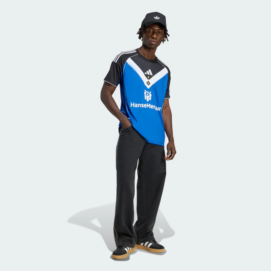 Detalle de Camiseta Hamburg SV de Adidas – azul
