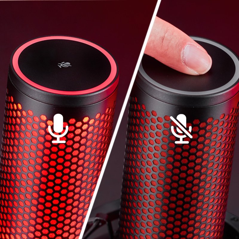 Detalle 2 de HyperX QuadCast 2 micrófono USB 24 bits 🎙