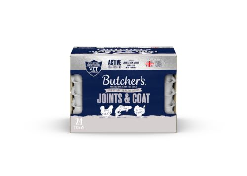 Detalle de Butcher's Complete Wet Tray Adult Dog Food Joint & Coat Pack 24x150g