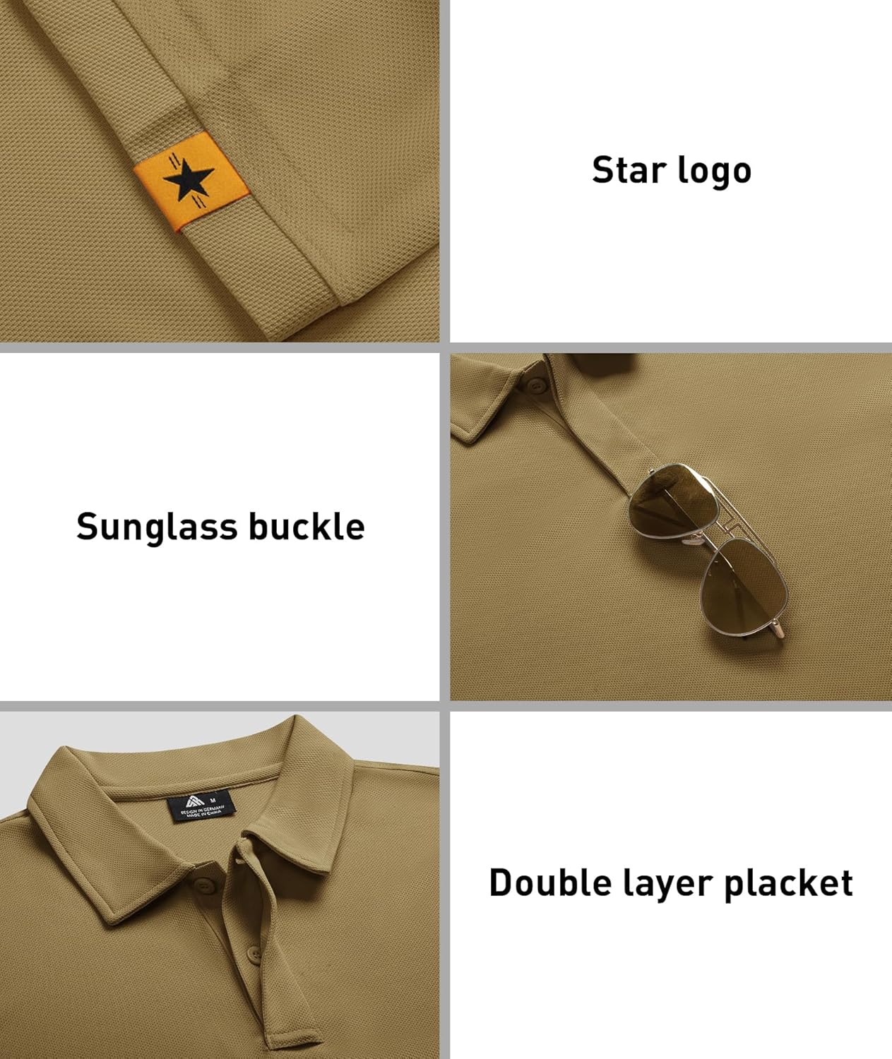 Thumbnail 1 de ZITY 3-Pack Men’s Short-Sleeve Performance Polo Shirts (Polyester Spandex)