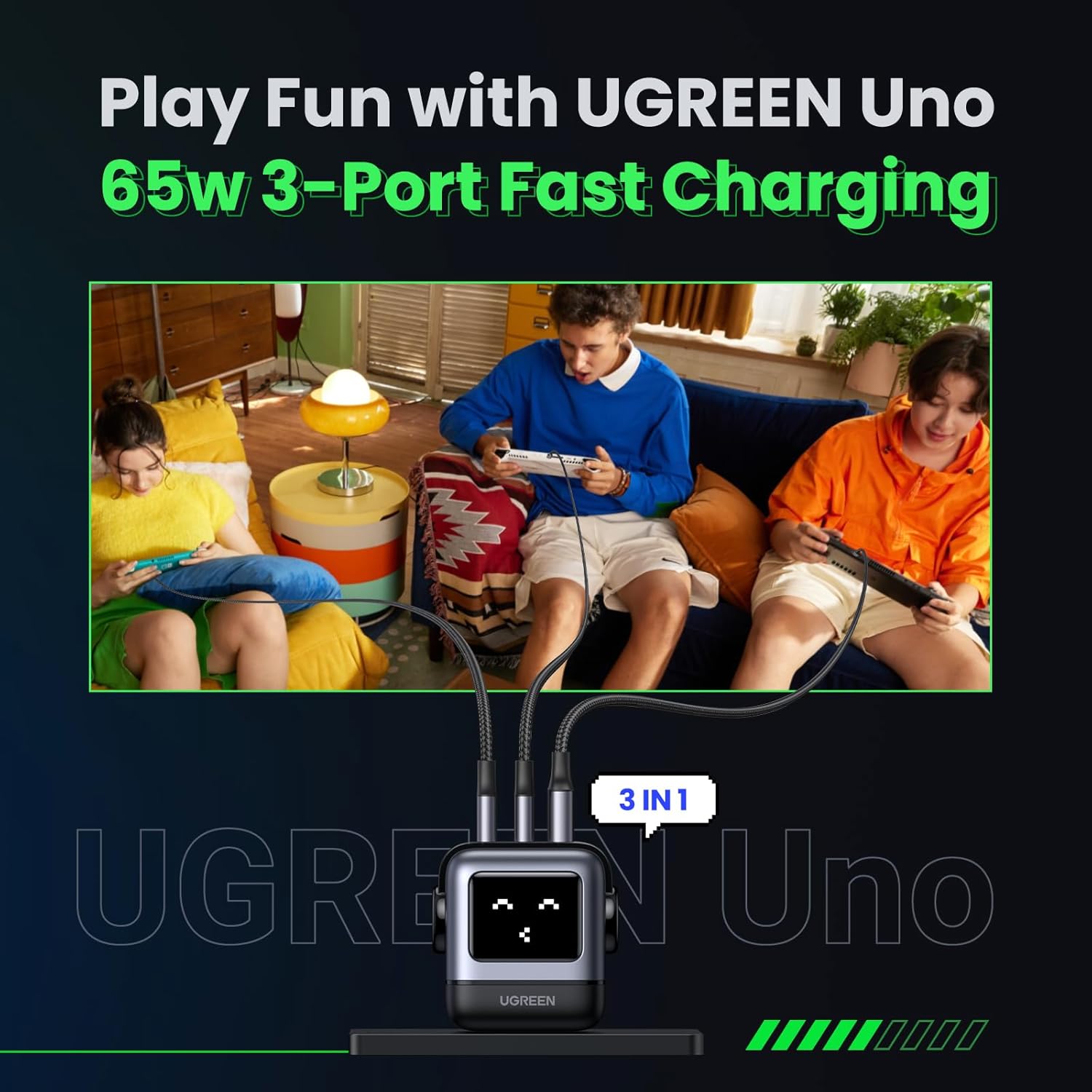Thumbnail 3 de UGREEN Uno 65W Nexode Charger 65W