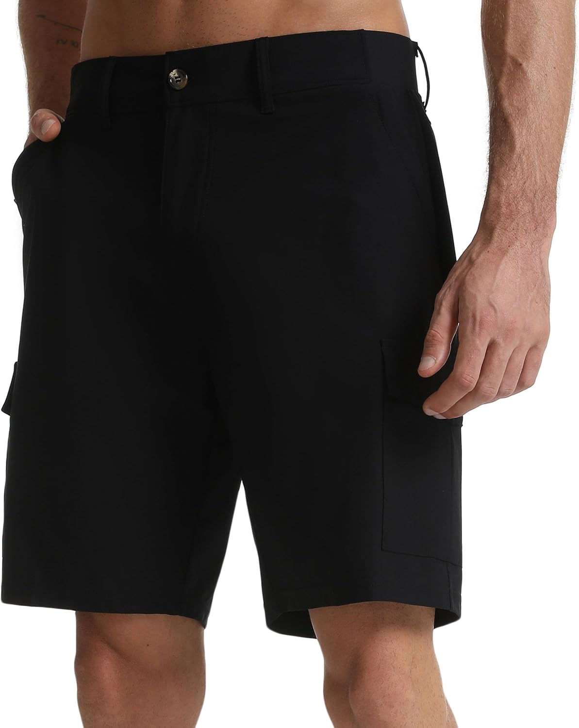 Detalle 2 de Men's Quick-Dry Hiking Cargo Shorts, 9-Inch