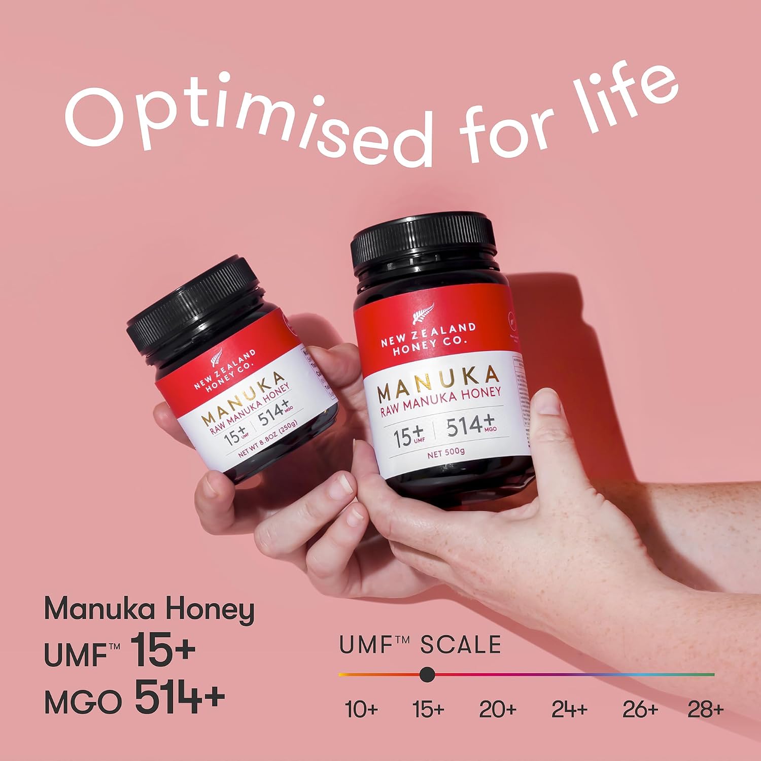 Detalle 2 de New Zealand Honey Co. Manuka MGO 514+ 🐝 250g