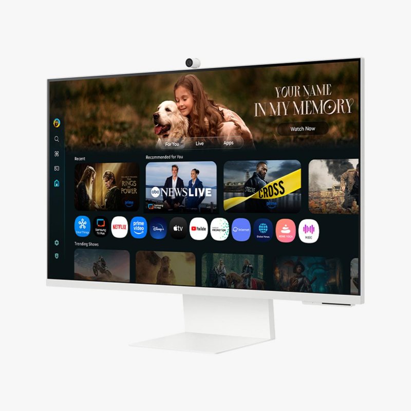 Thumbnail 1 de Samsung M80F 32" 4K Ultra HD 60Hz VA Smart HDR10+ en blanco con USB-C y altura ajustable