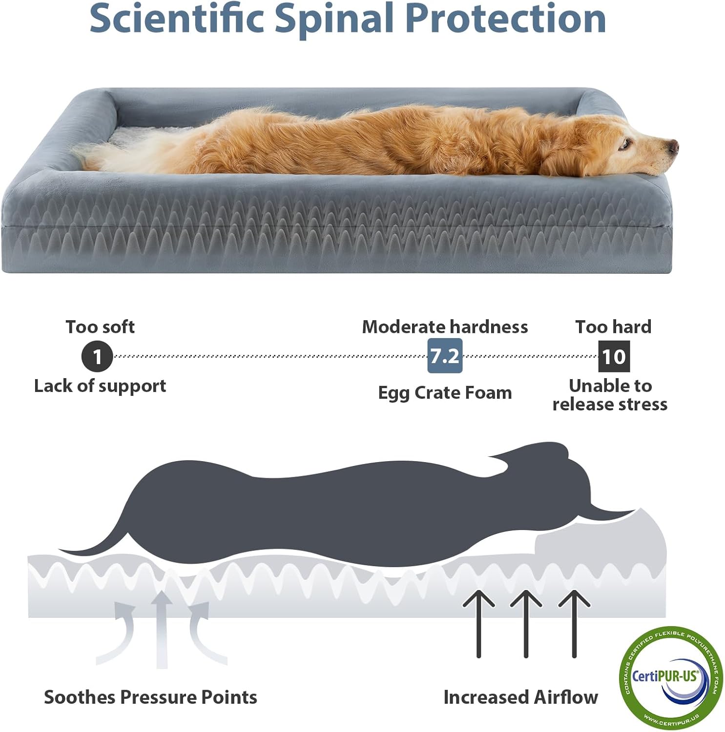 Detalle 2 de WNPETHOME XL Orthopedic Dog Bed 1XL