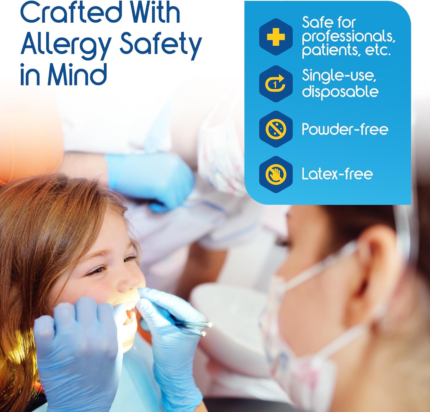 Detalle 2 de Inspire Nitrile Exam Gloves, 1000 count