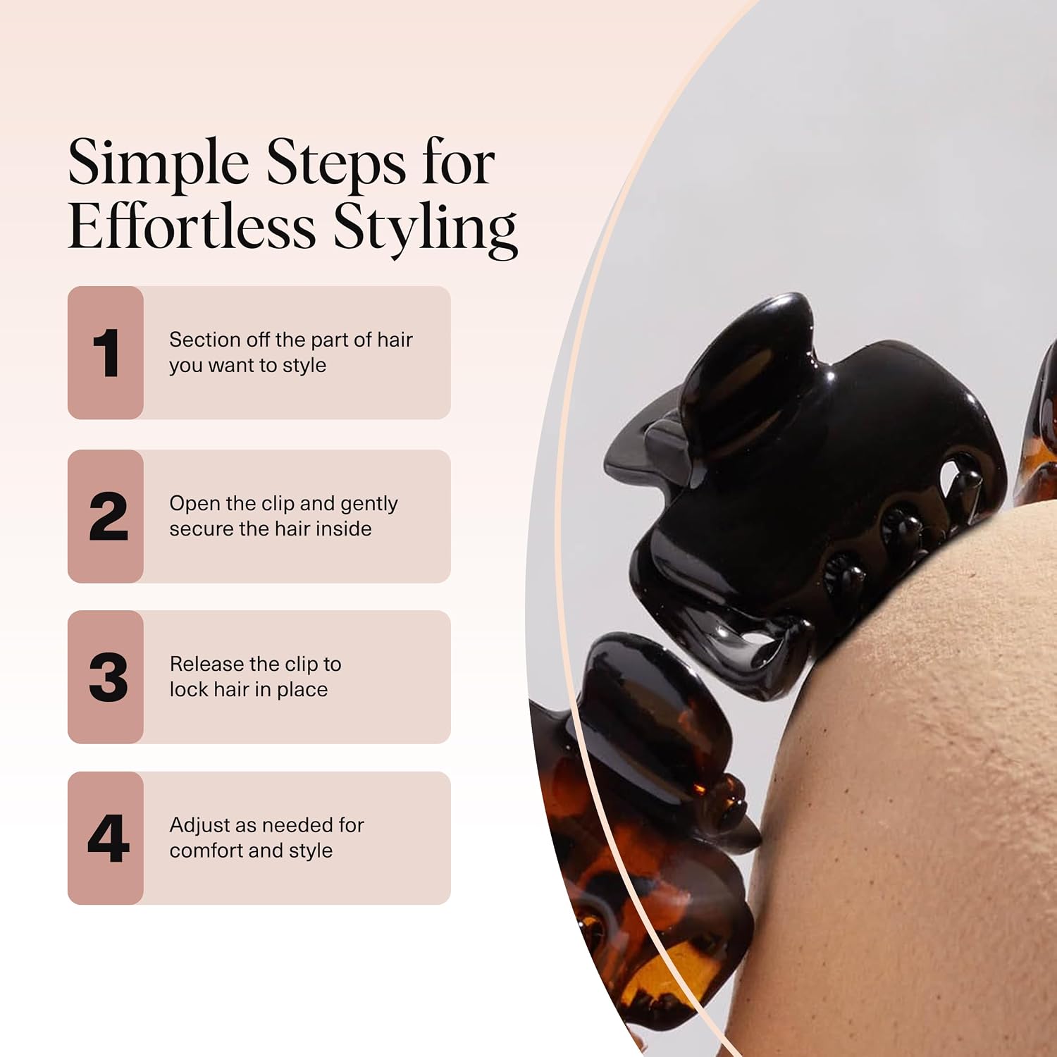 Thumbnail 6 de Kitsch Small Hair Clips for Women - Stays In Place Without Pulling or Snagging (6 Pcs)