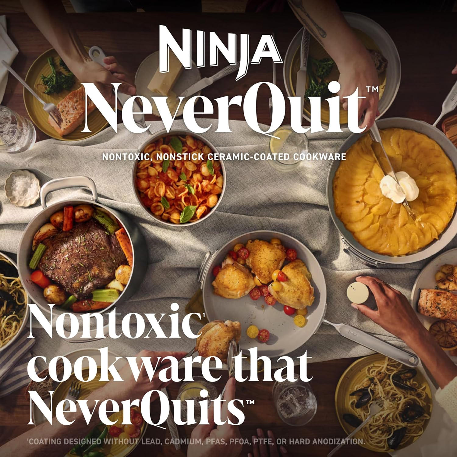 Thumbnail 1 de Ninja Ceramic Cookware Set CQ19012GN6