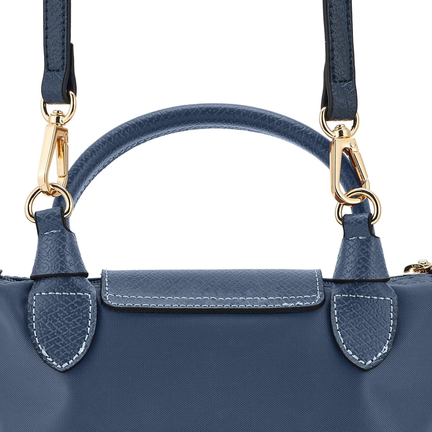 Thumbnail 4 de QIUTIMY Leather Handbag Strap – Adjustable Blue Crossbody Replacement Strap for Longchamp and Similar Bags
