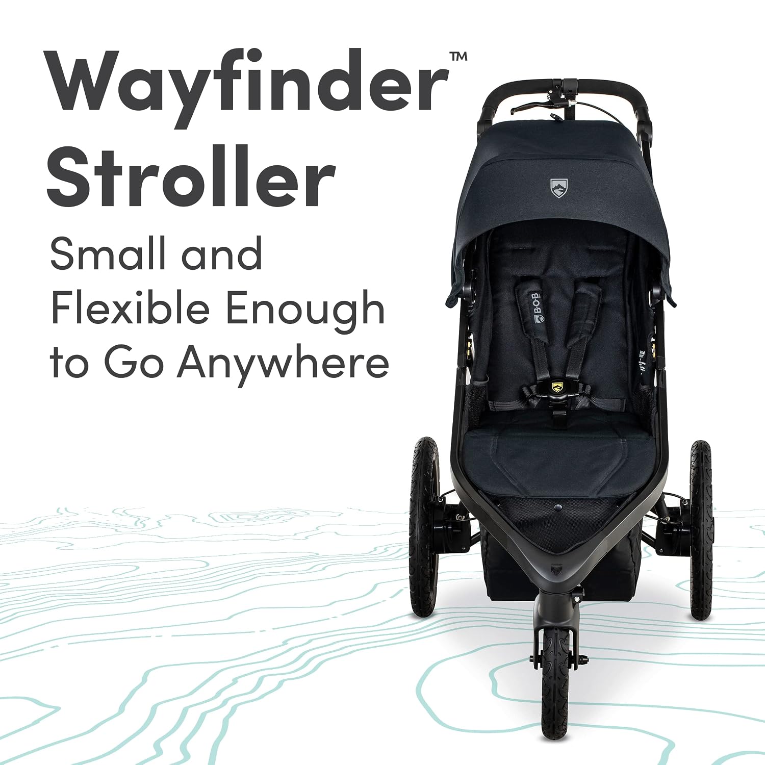 Detalle 2 de BOB Gear Wayfinder Jogging Stroller 75-lb capacity