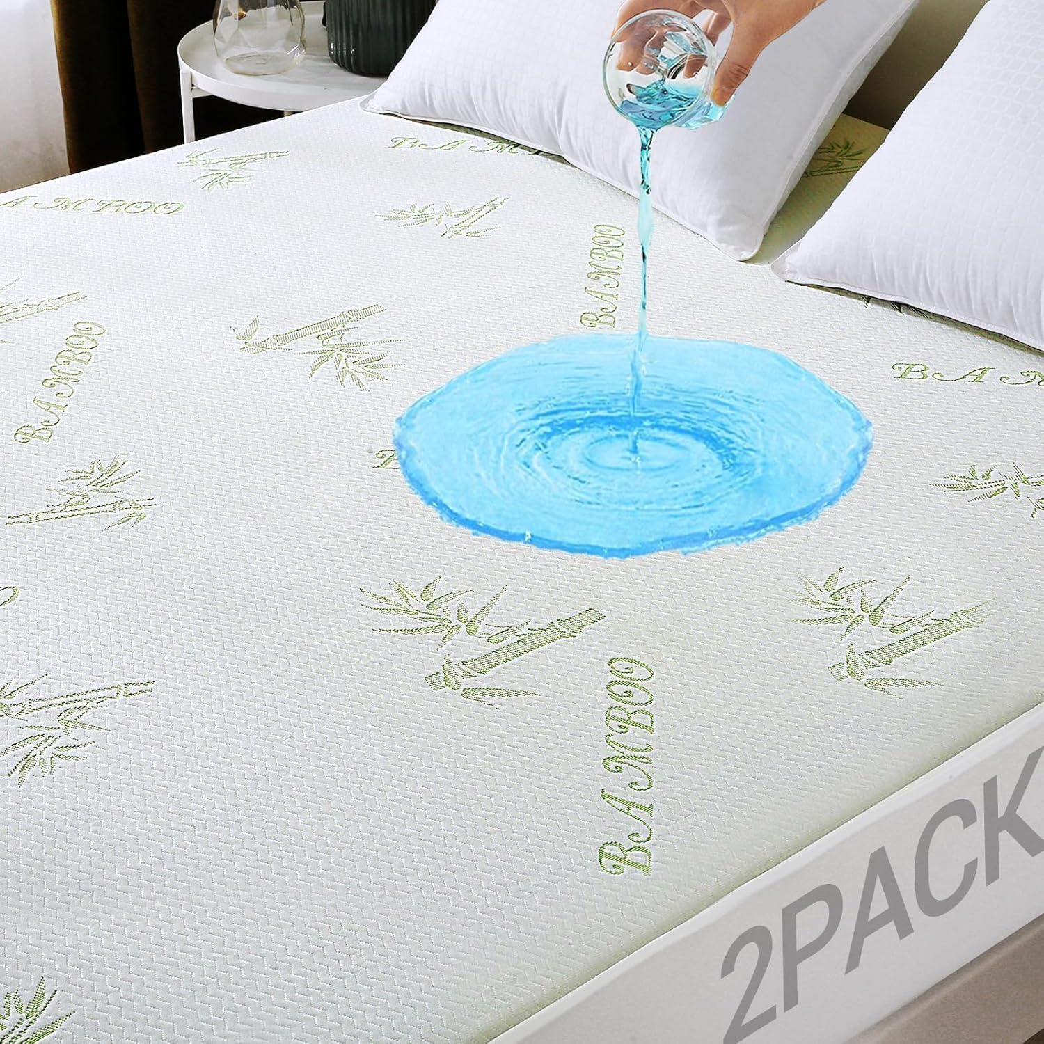Detalle de Twin Mattress Protector, 2-Pack