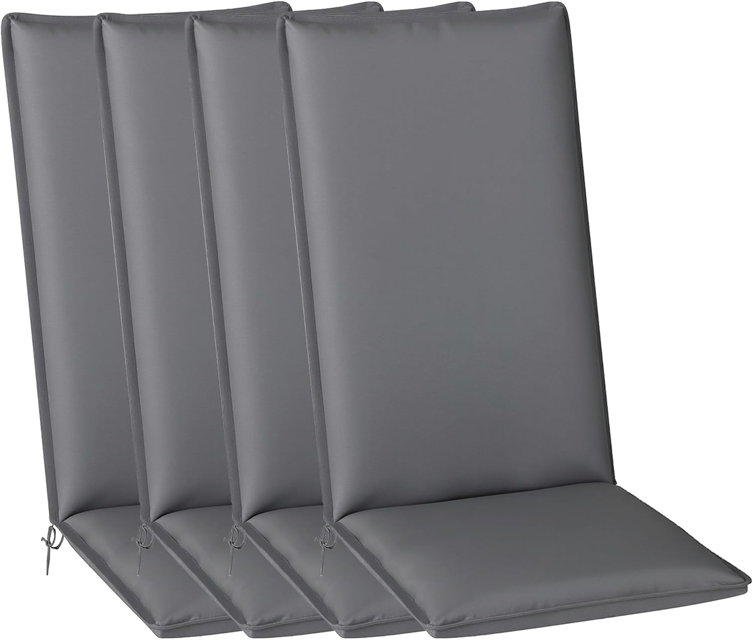 Detalle de Outsunny 84G-670V01CG set van 4 tuinstoelkussens, UPF50+, donkergrijs