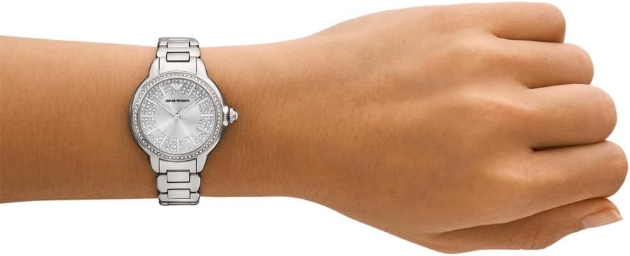 Thumbnail 1 de Emporio Armani Montre pour Femmes 32 mm – acier inoxydable argenté