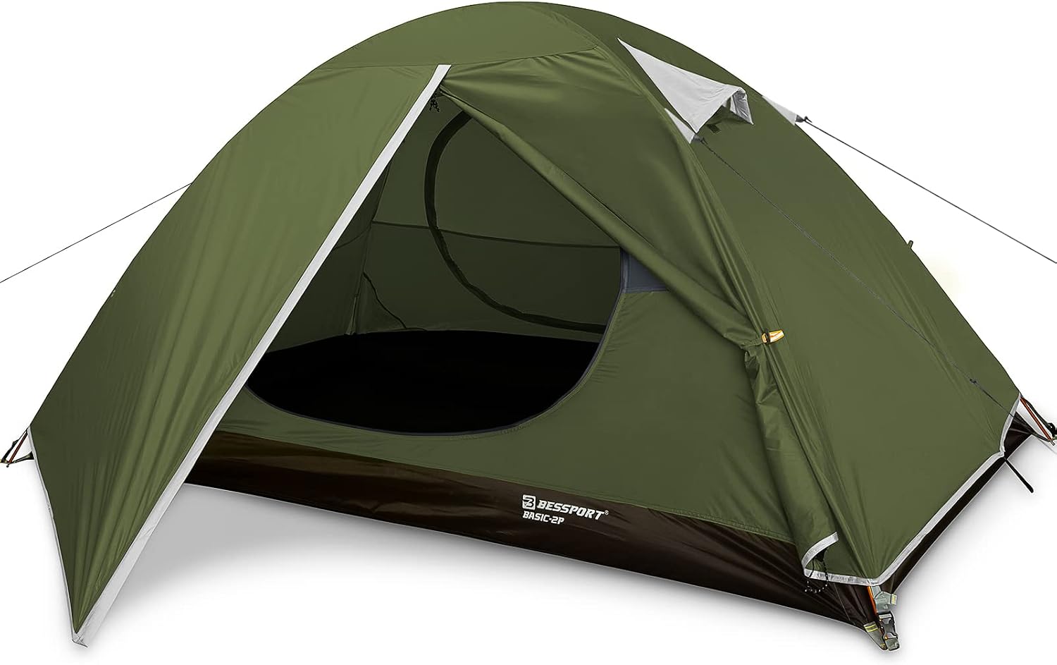 Detalle de Bessport Zelt 1–3 Personen: Ultraleichtes Kuppelzelt für Wandern und Camping