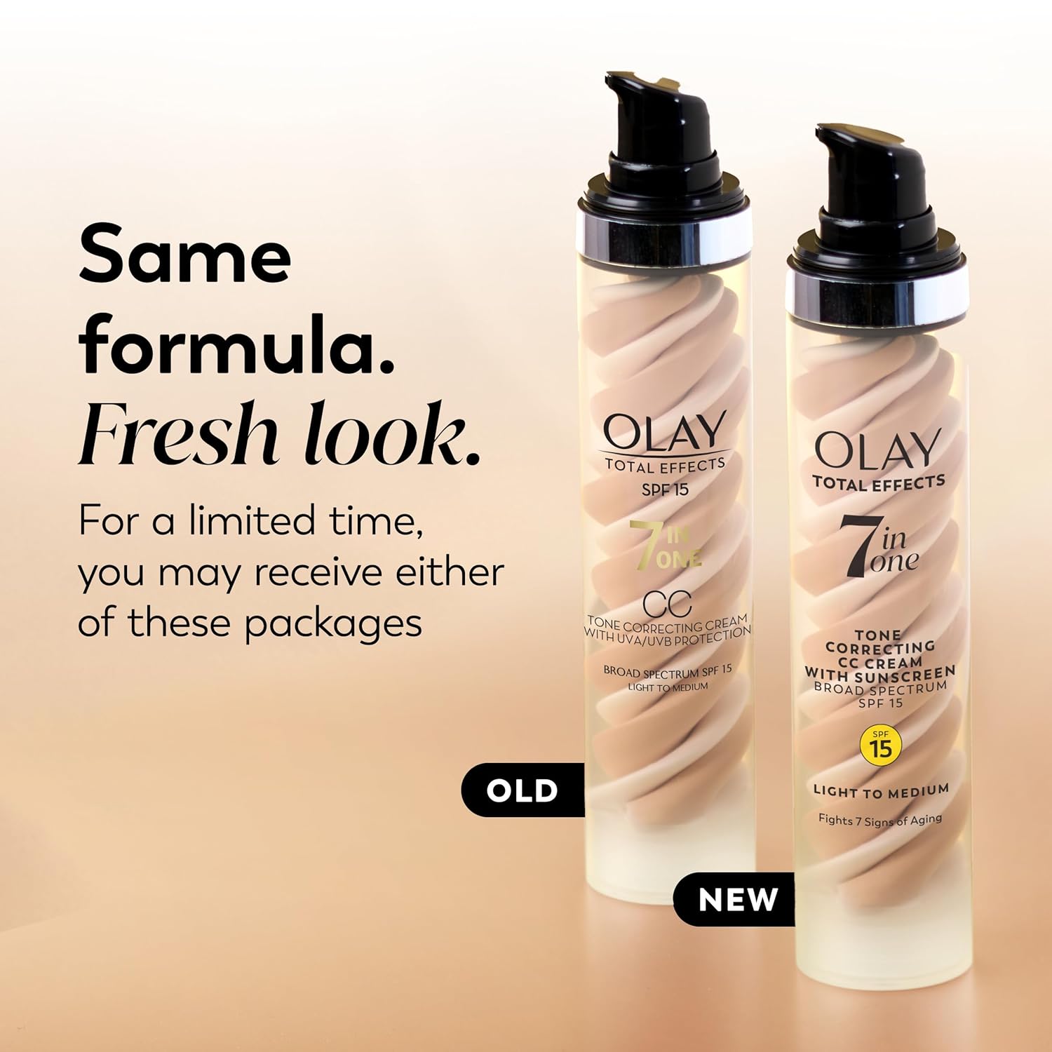Thumbnail 1 de Olay Total Effects Tone Correcting Face Moisturizer with Sunscreen SPF 15, Light to Medium (1.7 oz)