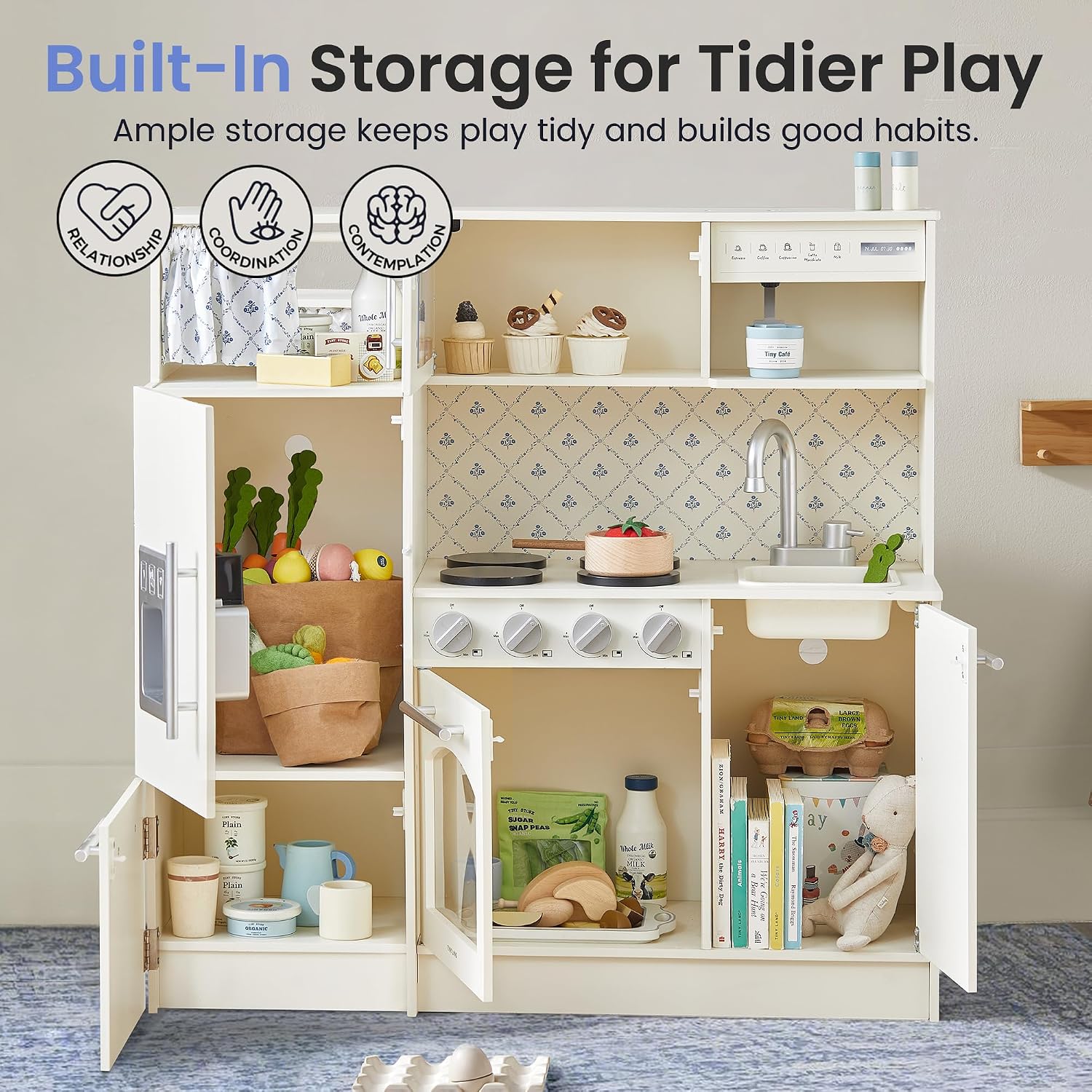 Thumbnail 4 de Tiny Land Upgraded Play Kitchen for Kids