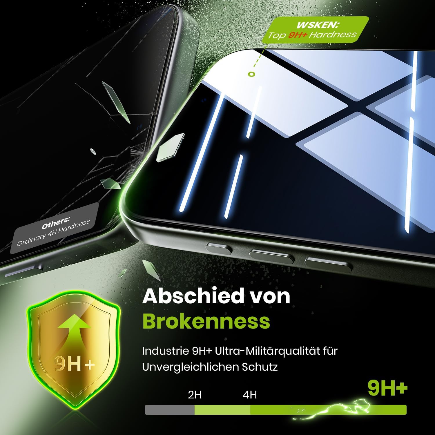 Thumbnail 3 de WSKEN iPhone 17 Pro Max Sichtschutz 25°