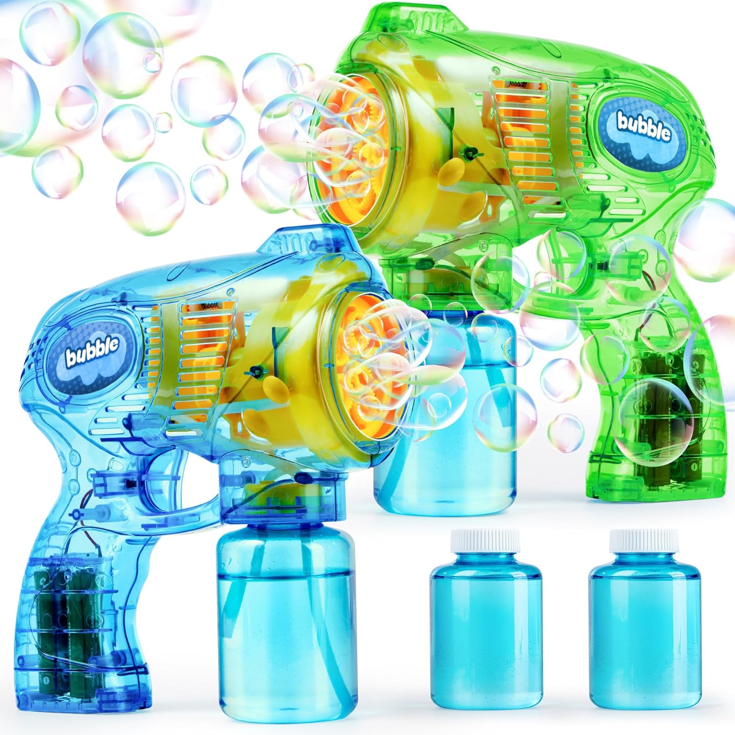 Thumbnail 6 de JOYIN 2 Bubble Guns Blaster Kit with 2 Solution for Kids