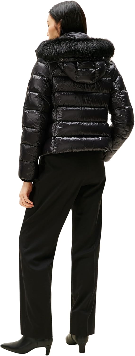 Detalle 2 de Tommy Hilfiger Donna piumino Gloss Down Slim