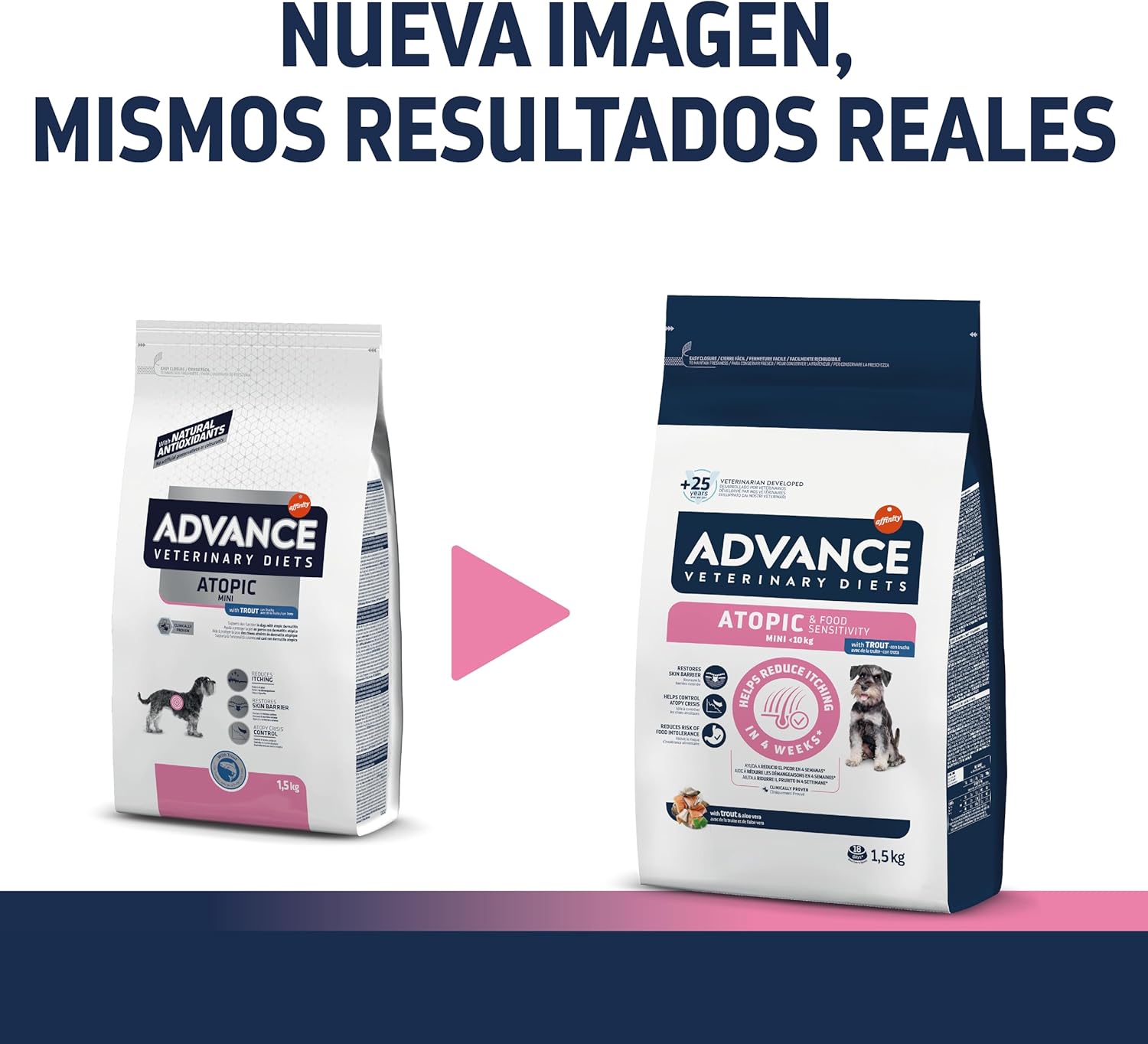 Thumbnail 1 de affinity ADVANCE Atopic Mini 1,5kg pienso