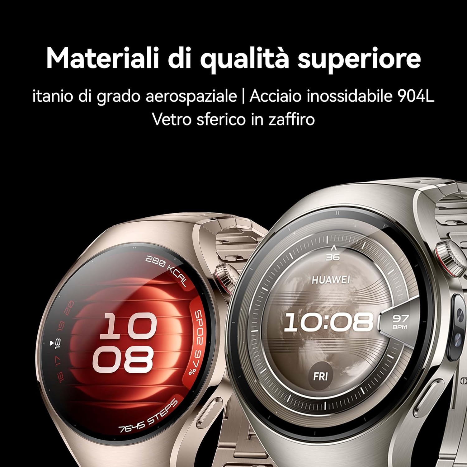 Thumbnail 3 de HUAWEI WATCH 5 46mm: Orologio smart multi-sensing con eSIM, ECG e Health Glance