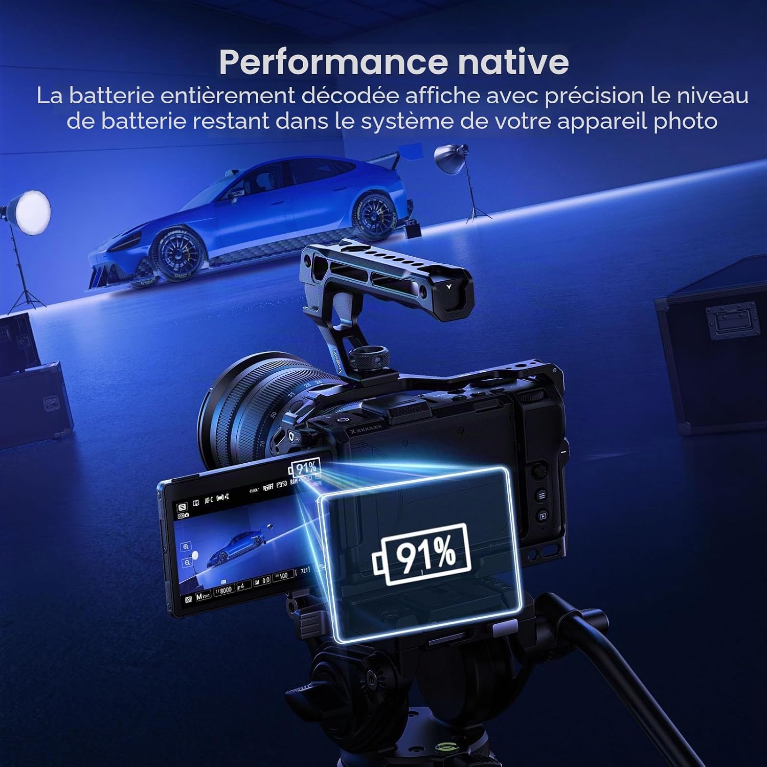 Thumbnail 6 de SmallRig EN-EL15c: Batterie Nikon 2520 mAh avec USB-C, LED et Charge rapide 2,5 h