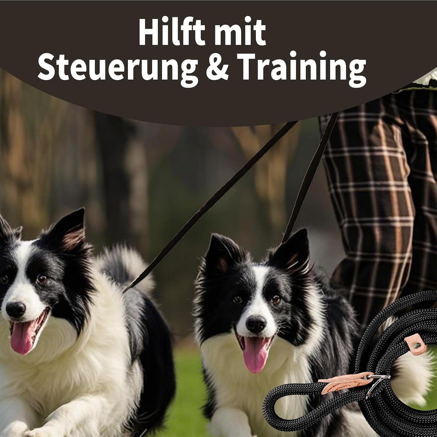 Thumbnail 6 de Retrieverleine mit Zugstopp 180 cm đ