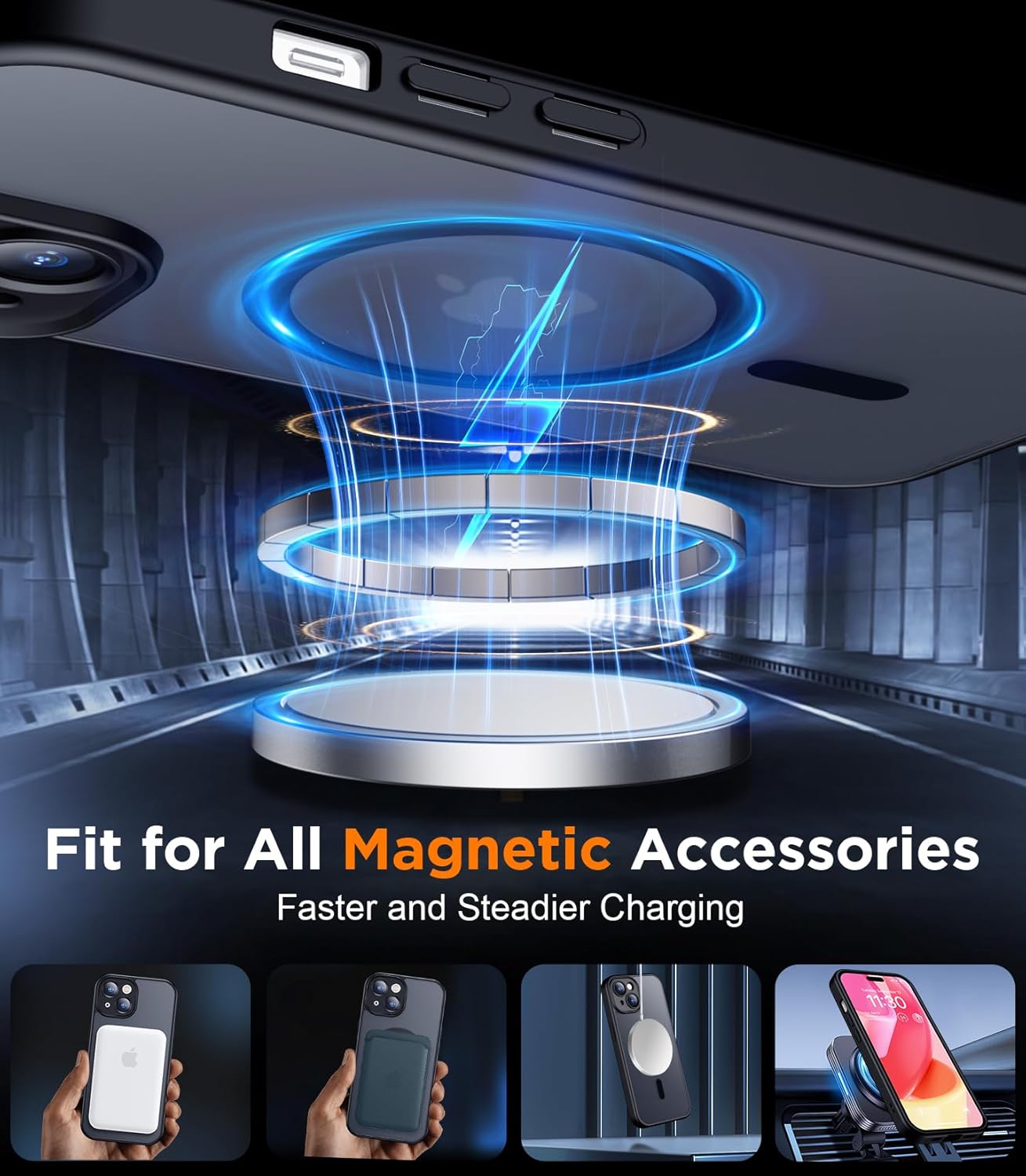 Thumbnail 5 de SPIDERCASE iPhone 15 Magnetic Case 6.1"