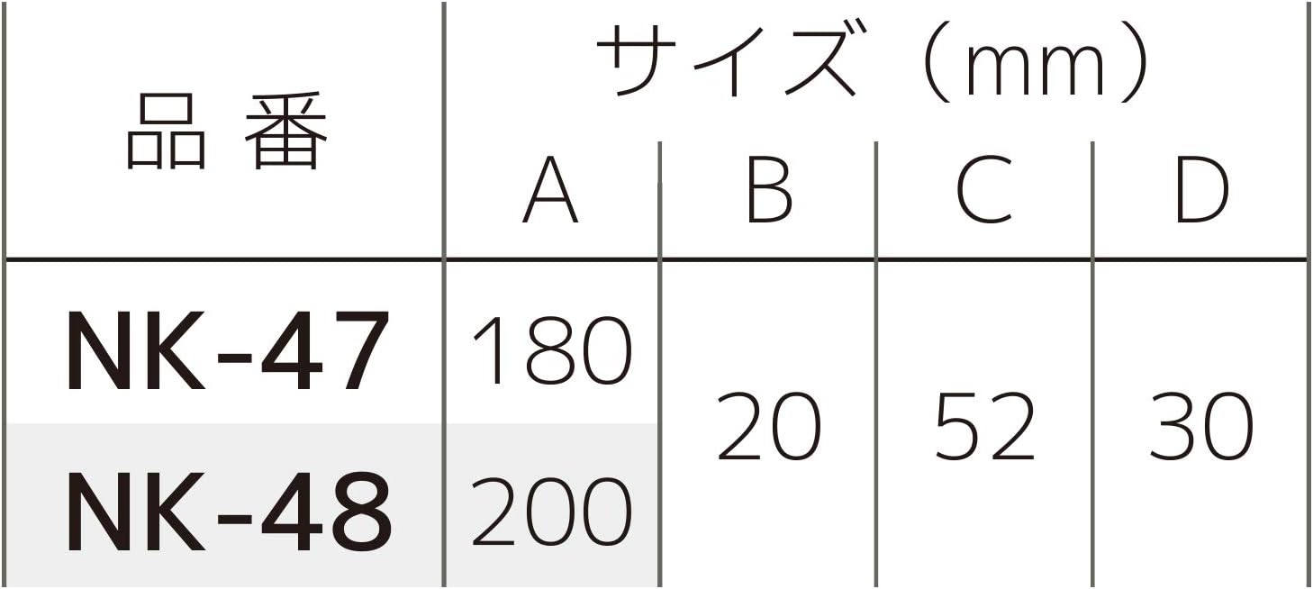 Detalle 1 de ENGINEER NK-48 鉄腕ニッパー 200mm 両刃ラウンド 電工向け強力ニッパー