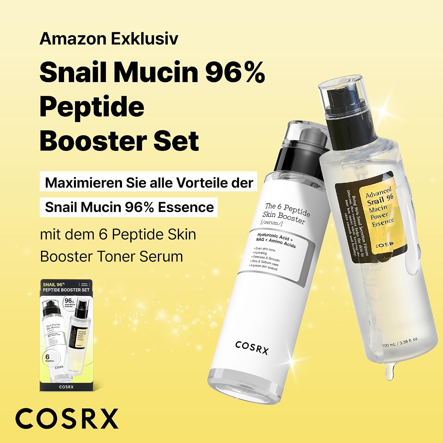 Thumbnail 1 de COSRX Snail Mucin 96% Peptide Booster Set