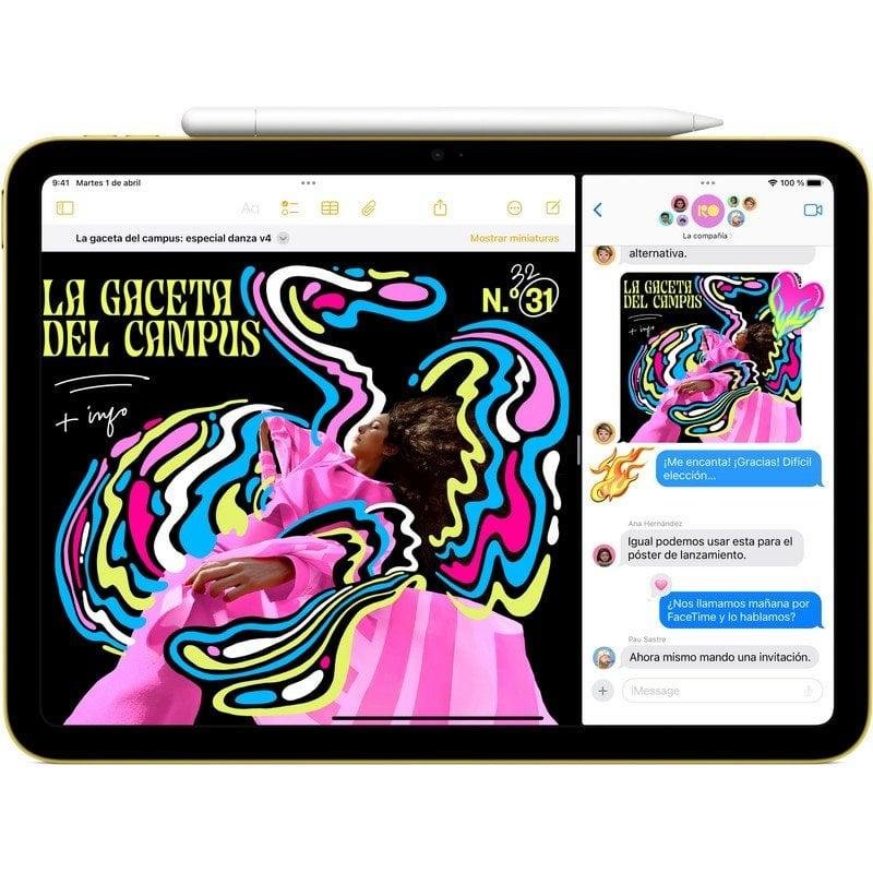 Detalle 1 de Apple iPad 11" WiFi 512GB Plata: potencia, portabilidad y creatividad para estudiantes y profesionales