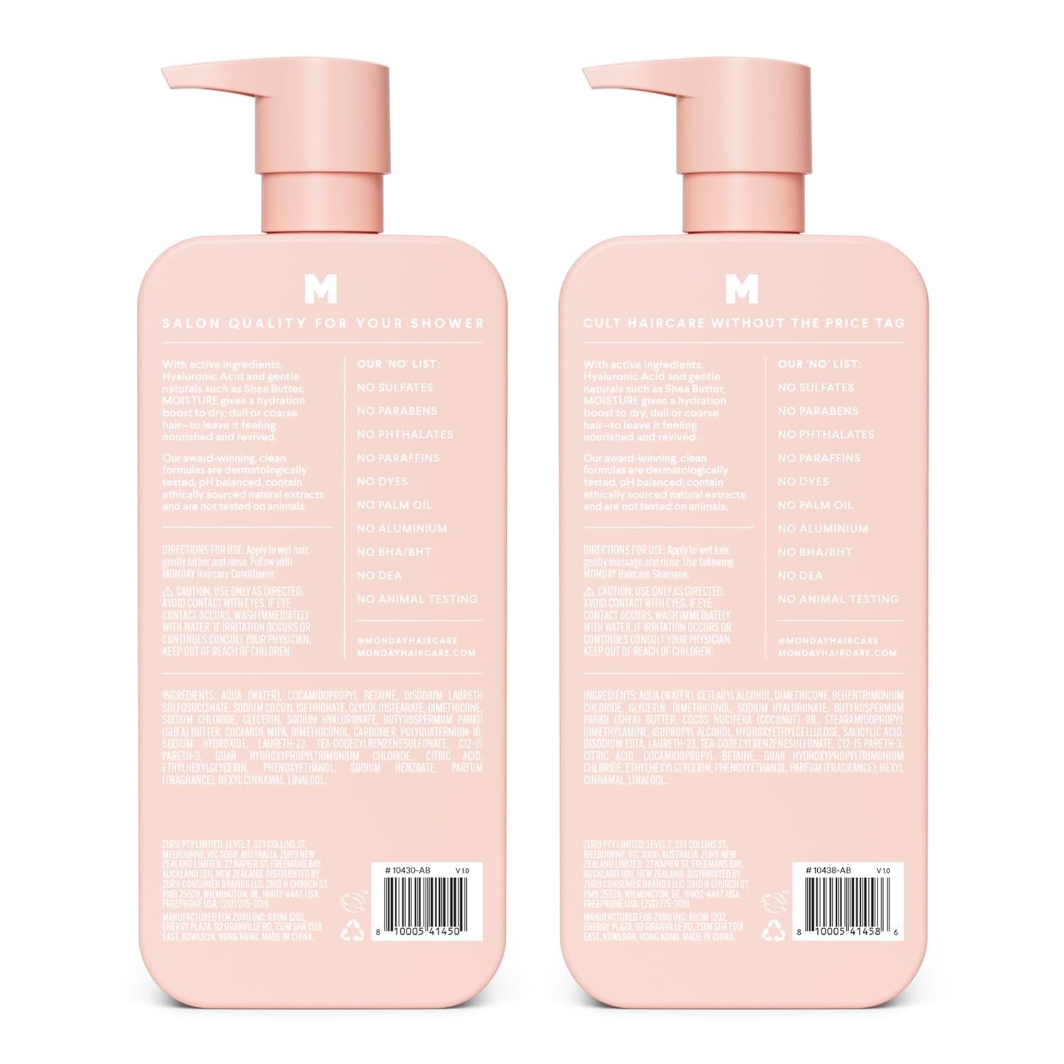 Detalle 2 de MONDAY HAIRCARE Moisture Shampoo 27 oz