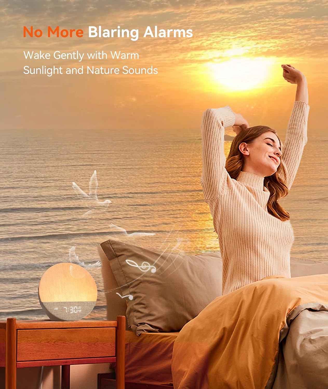 Detalle 2 de Dreamegg Sunrise 1 Sonnenaufgang Wecker