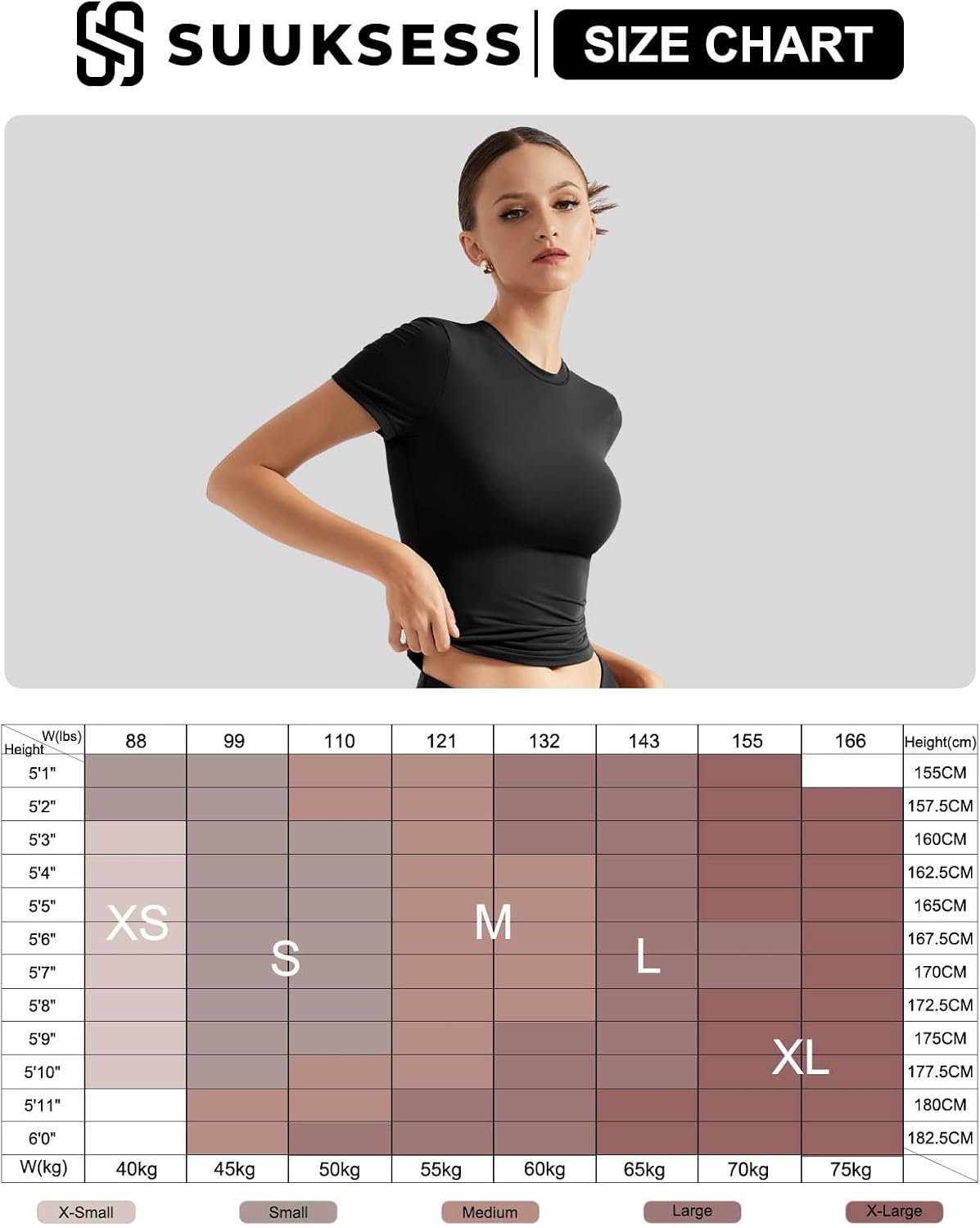 Thumbnail 6 de SUUKSESS double lined crop tee