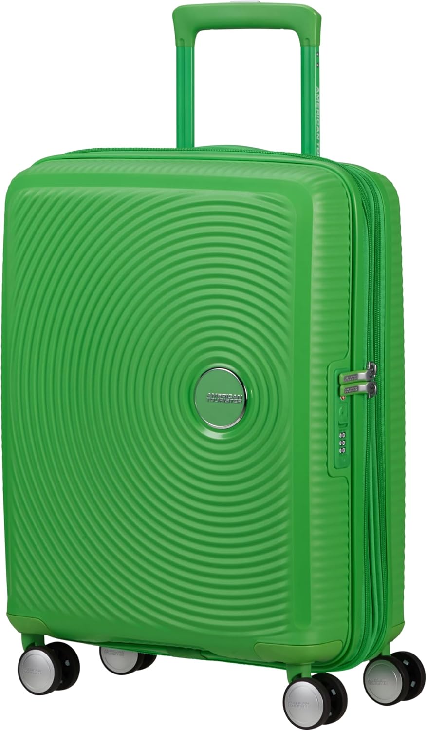 Detalle de American Tourister Soundbox Koffer 55×40×20/23 cm – Hartschale Handgepäck mit Erweiterung