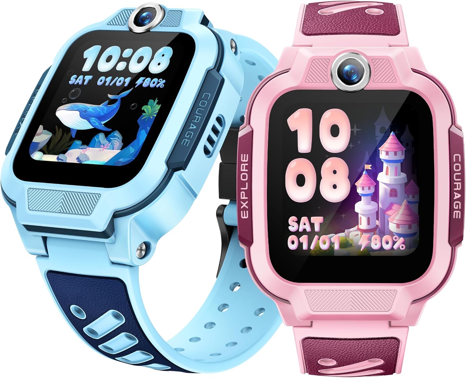 Detalle de imoo Z3 Kids Smart Watch (pink) – GPS kids tracker with HD video calls, phone call support & IP68