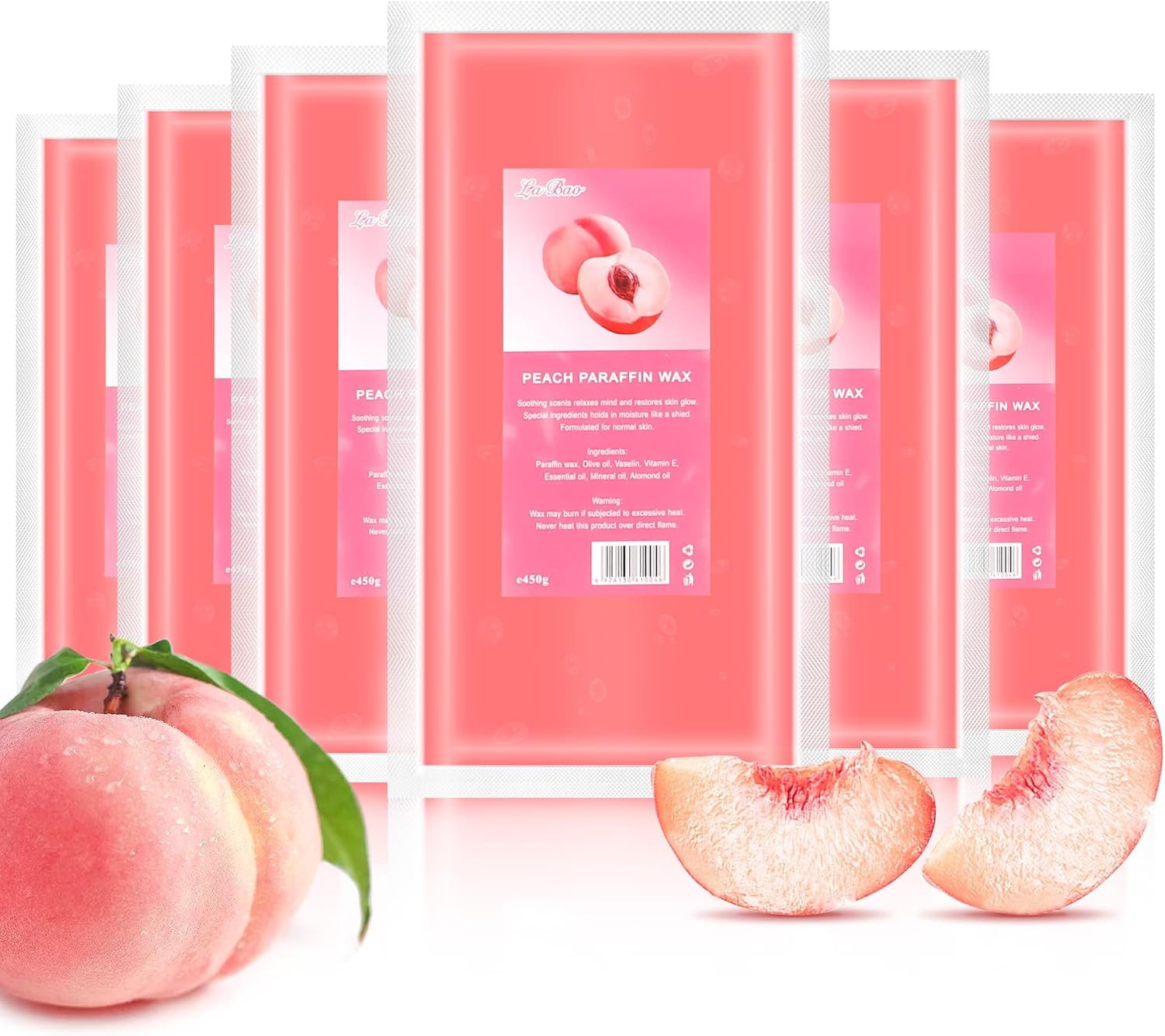 Detalle de AYITOO Paraffinwachs Peach 2700 g