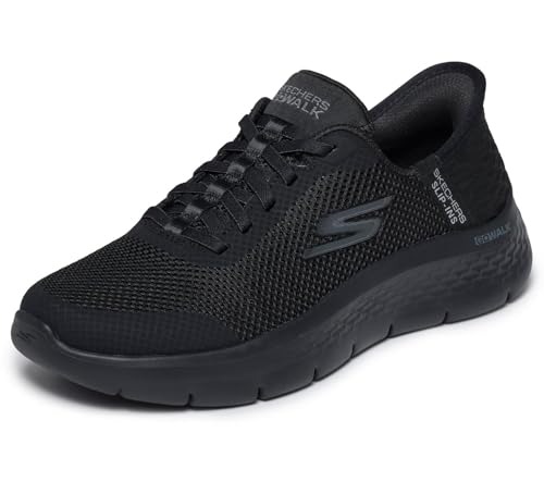 Detalle de Skechers Women's Go Walk Flex Grand Entry Trainers – Black, UK Wide