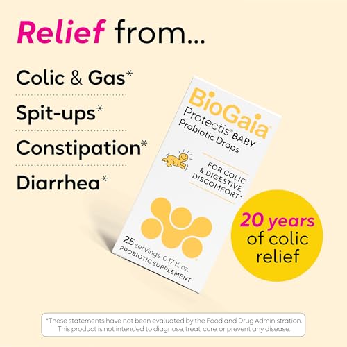 Detalle de BioGaia Baby Probiotic Drops | Colic & Gas Relief for Newborns