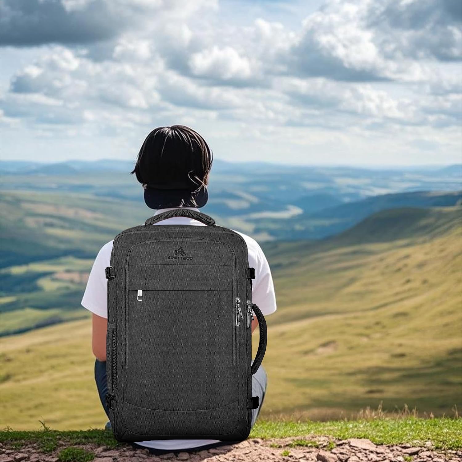 Thumbnail 6 de AREYTECO Travel Backpack 50L expandable laptop backpack