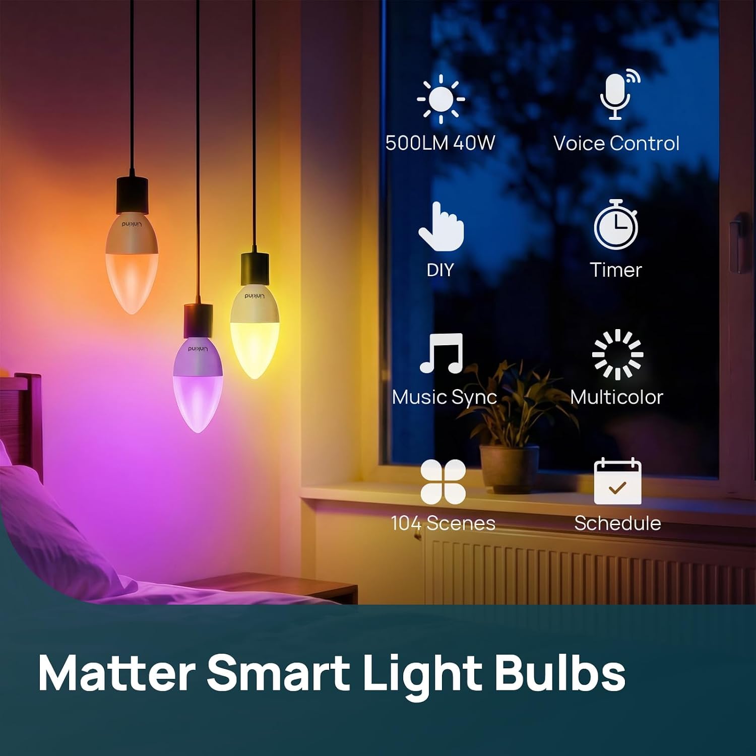 Detalle de Linkind smart light bulb, E12