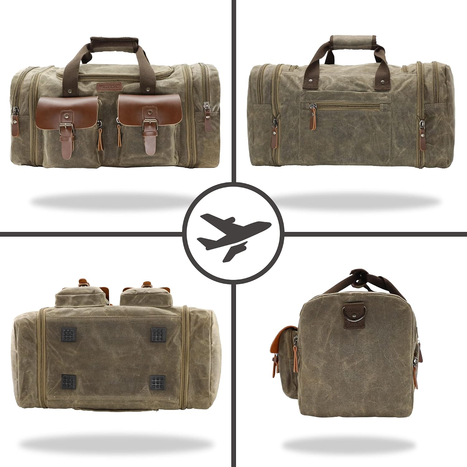 Thumbnail 4 de Wildroad Waxed Canvas Duffle 50L