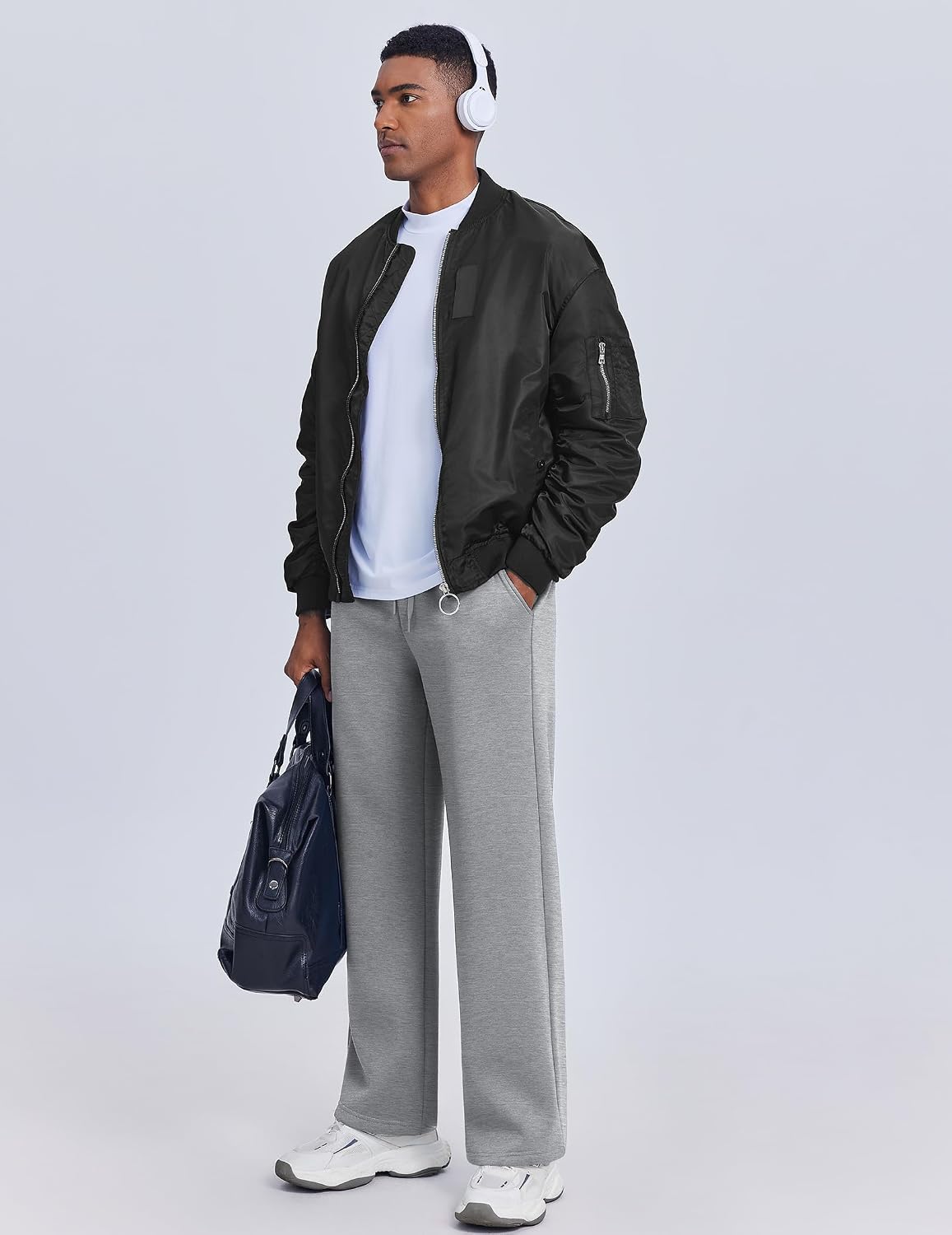 Detalle 2 de Pantalon de jogging homme PINSPARK en polaire thermique avec poches