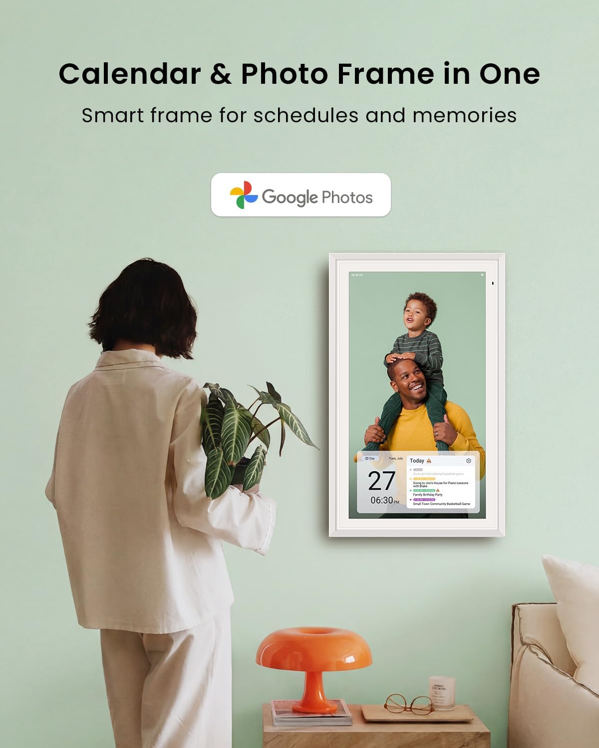 Thumbnail 6 de Apolosign 21.5-inch Digital Calendar: Dual Mode Smart Wall Planner