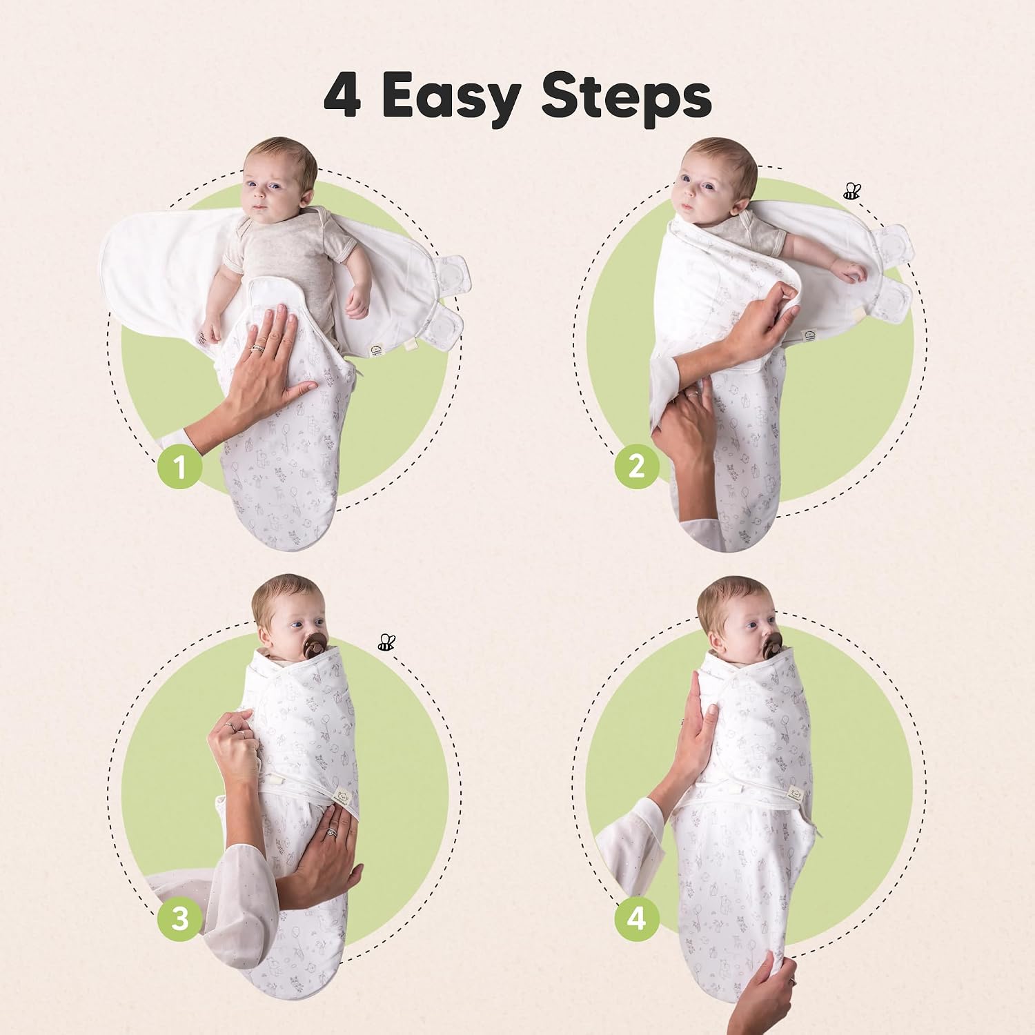 Thumbnail 5 de KeaBabies Soothe Zippy Pucksack 3er-Pack