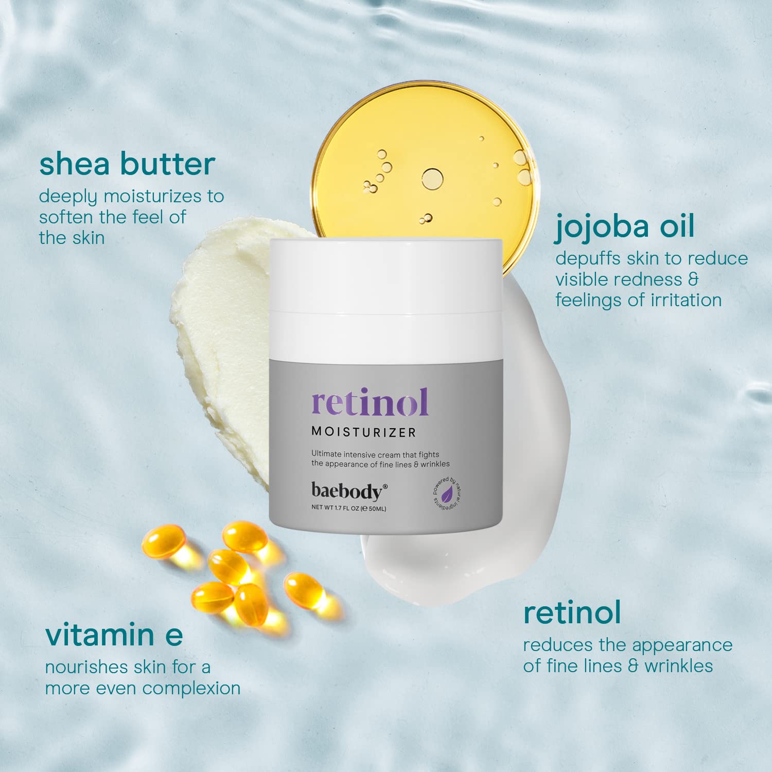 Detalle 2 de Baebody Retinol Cream, 50 ml ⚙