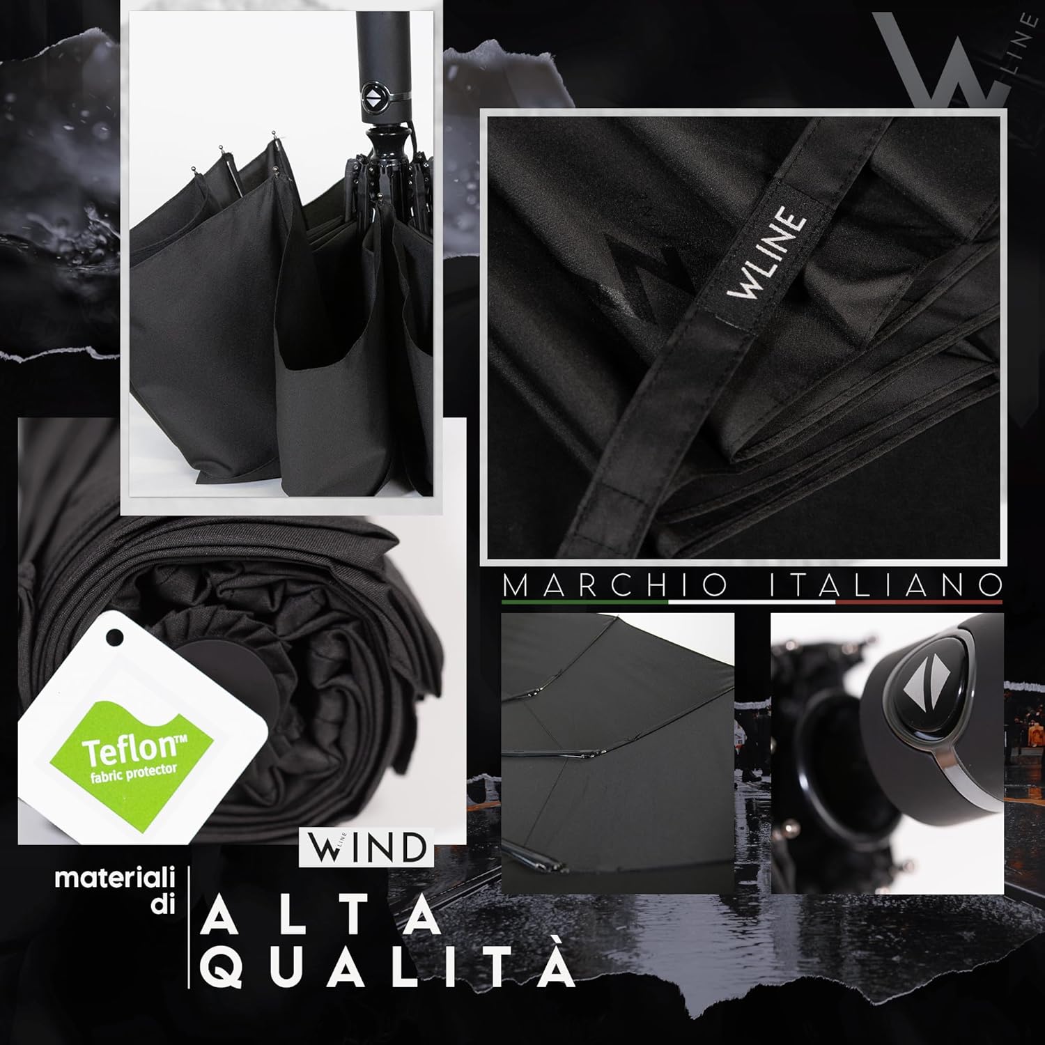 Thumbnail 5 de WLine Wind Ombrello Pieghevole antivento 104 cm ☔