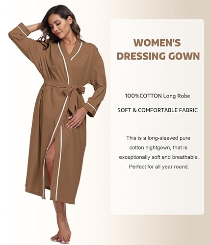 Thumbnail 1 de EA'S SECRET Womens Sofy Lightweight Cotton Knit Dressing Gown