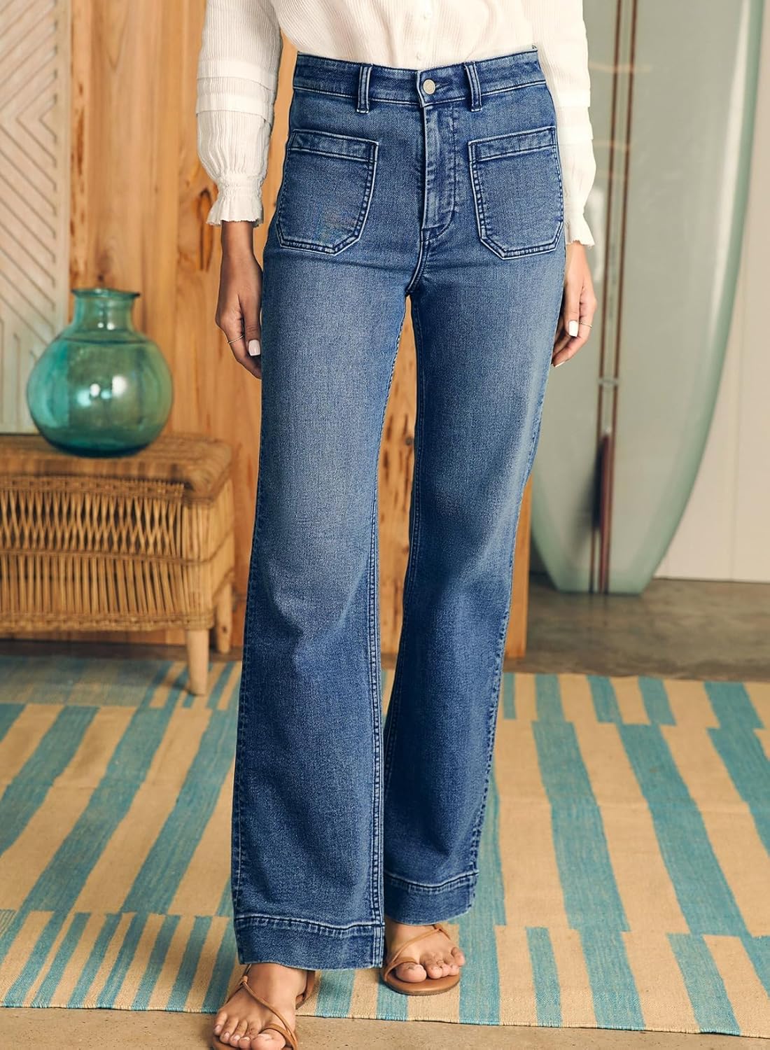 Thumbnail 2 de Astylish Women's Wide Leg Jeans — High Waisted