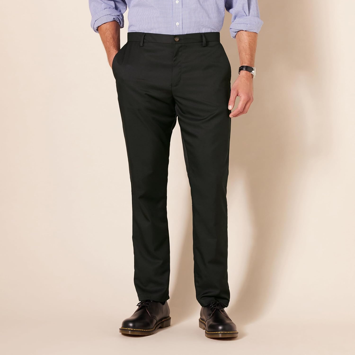 Thumbnail 4 de Amazon Essentials Men's Slim Fit Flat-Front Dress Trousers